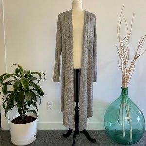 White House Black Market Long Hi/Lo Cardigan - Grey - Sz XL